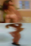 Overweight naked woman